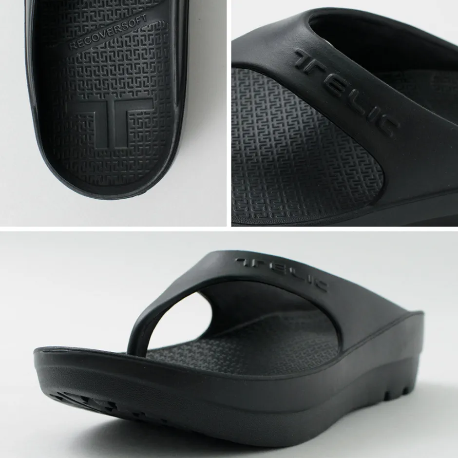 Sandals^TELIC / Double Flip Flop Recovery Platform Sandals