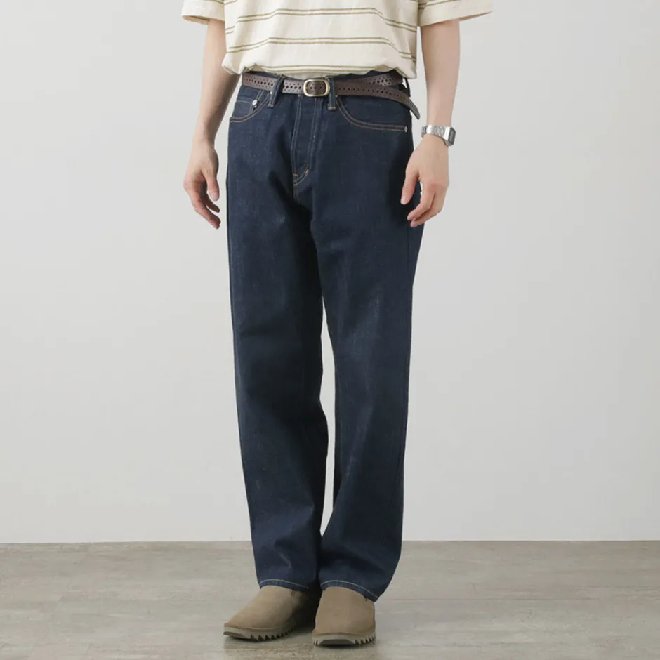 Trousers^THE BLUEST OVERALLS / Big Silhouette Denim Pants indigo