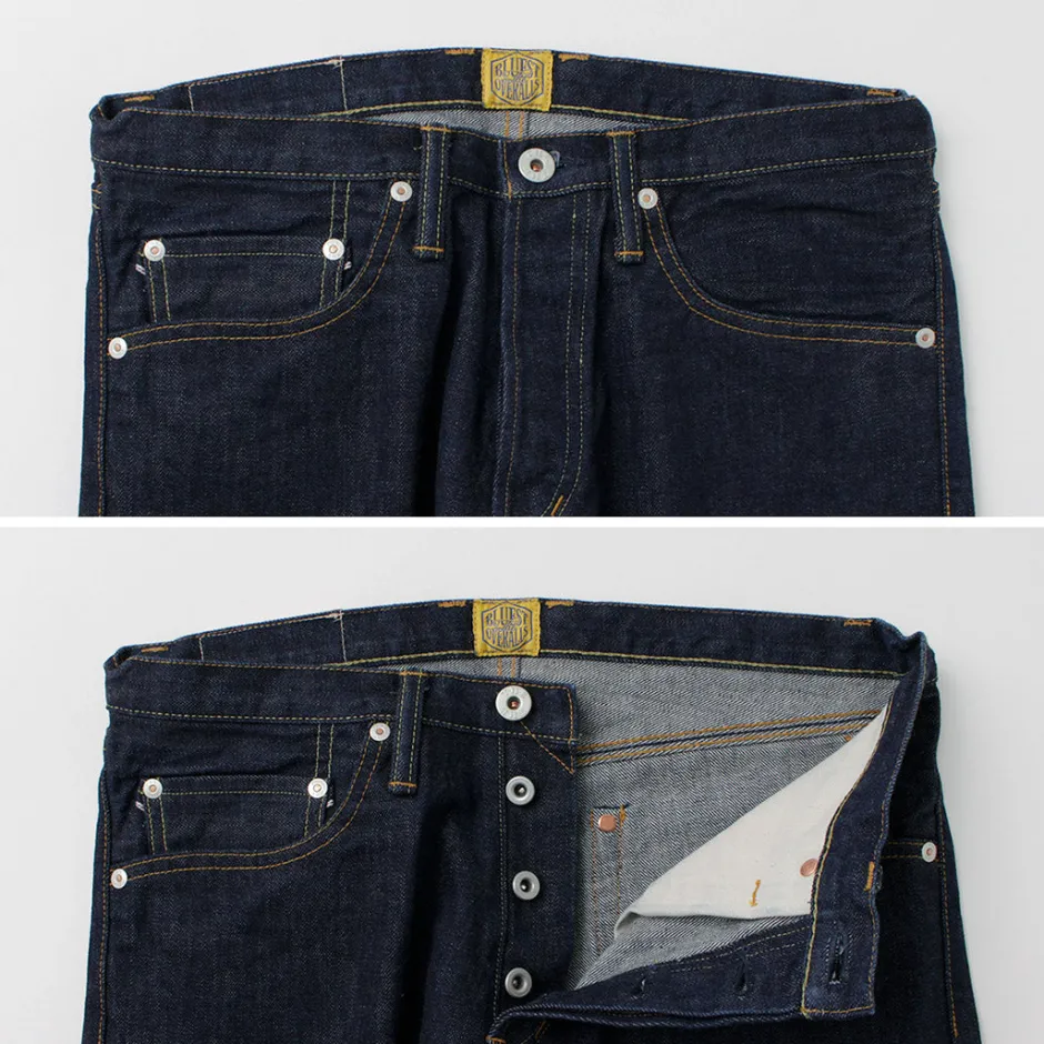 Trousers^THE BLUEST OVERALLS / Big Silhouette Denim Pants indigo