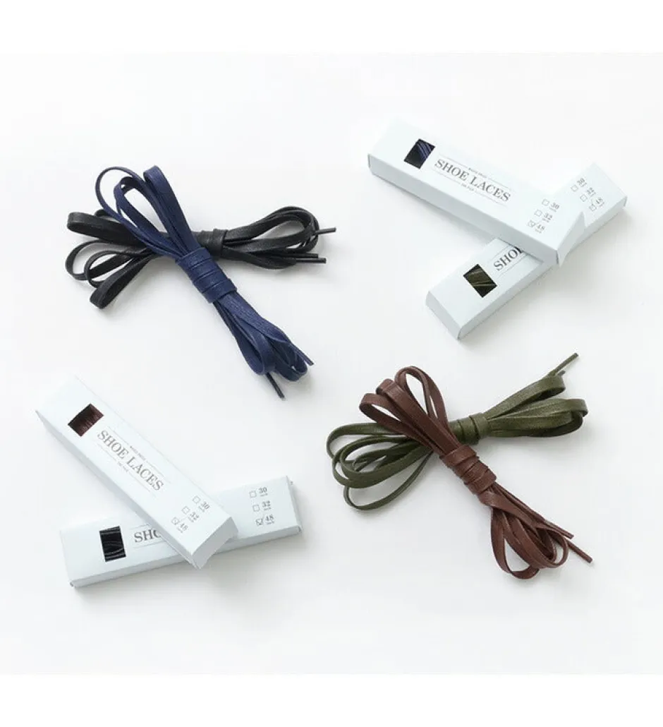 Other Goods^THIS IS... / Waxed Dress Flat Shoe Lace
