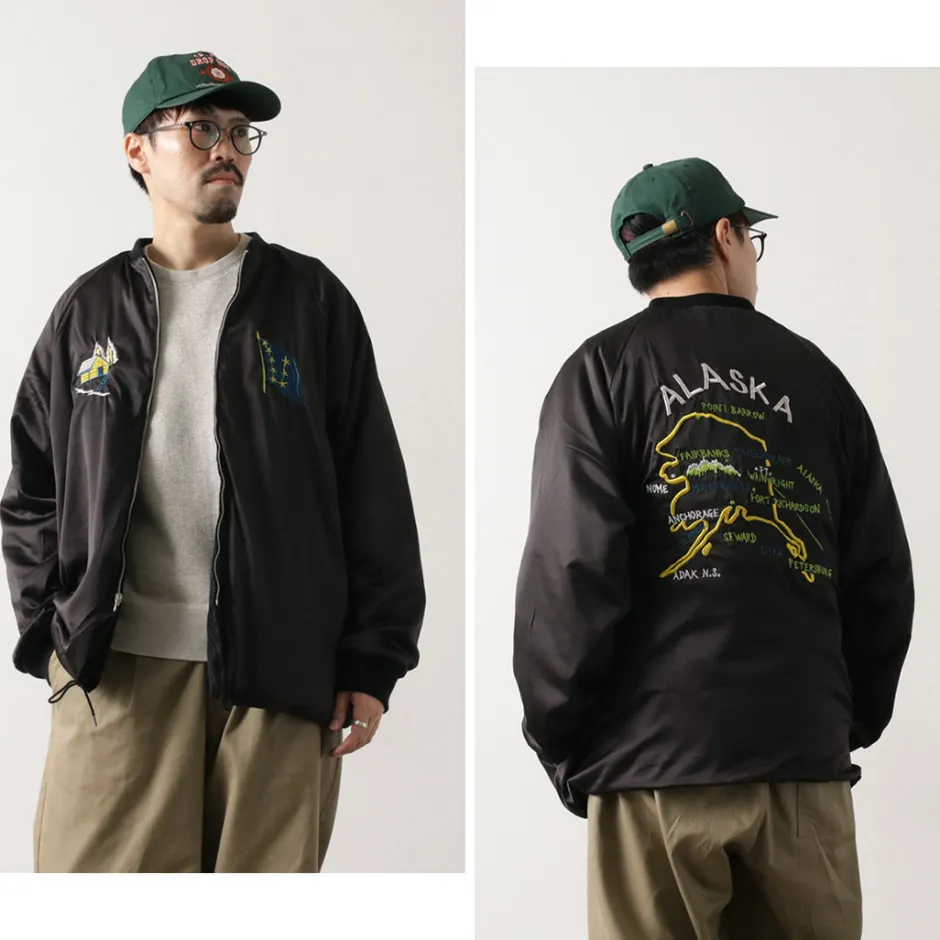 Jackets^THRIFTY LOOK / Reversible Souvenir Alaska Jacket black