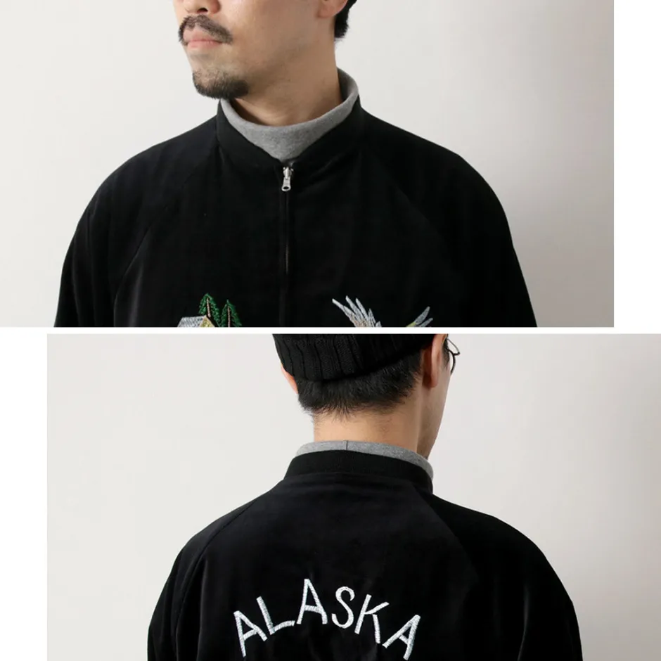 Jackets^THRIFTY LOOK / Reversible Souvenir Alaska Jacket black