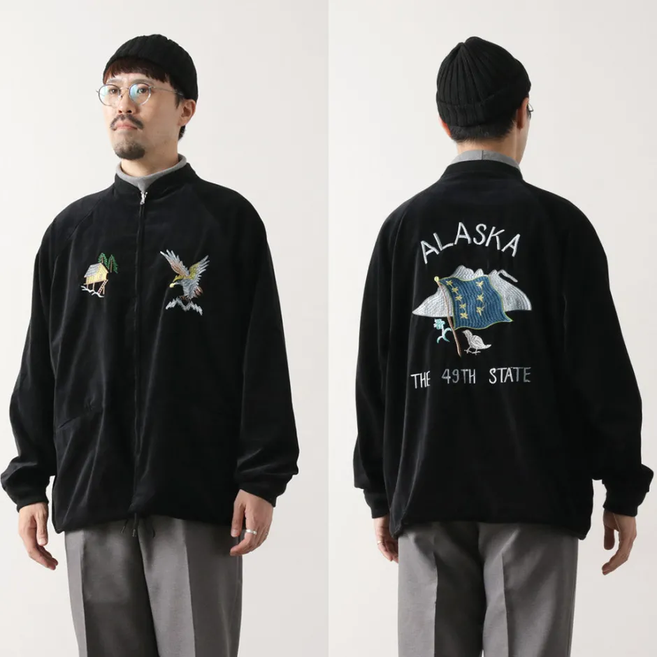 Jackets^THRIFTY LOOK / Reversible Souvenir Alaska Jacket black