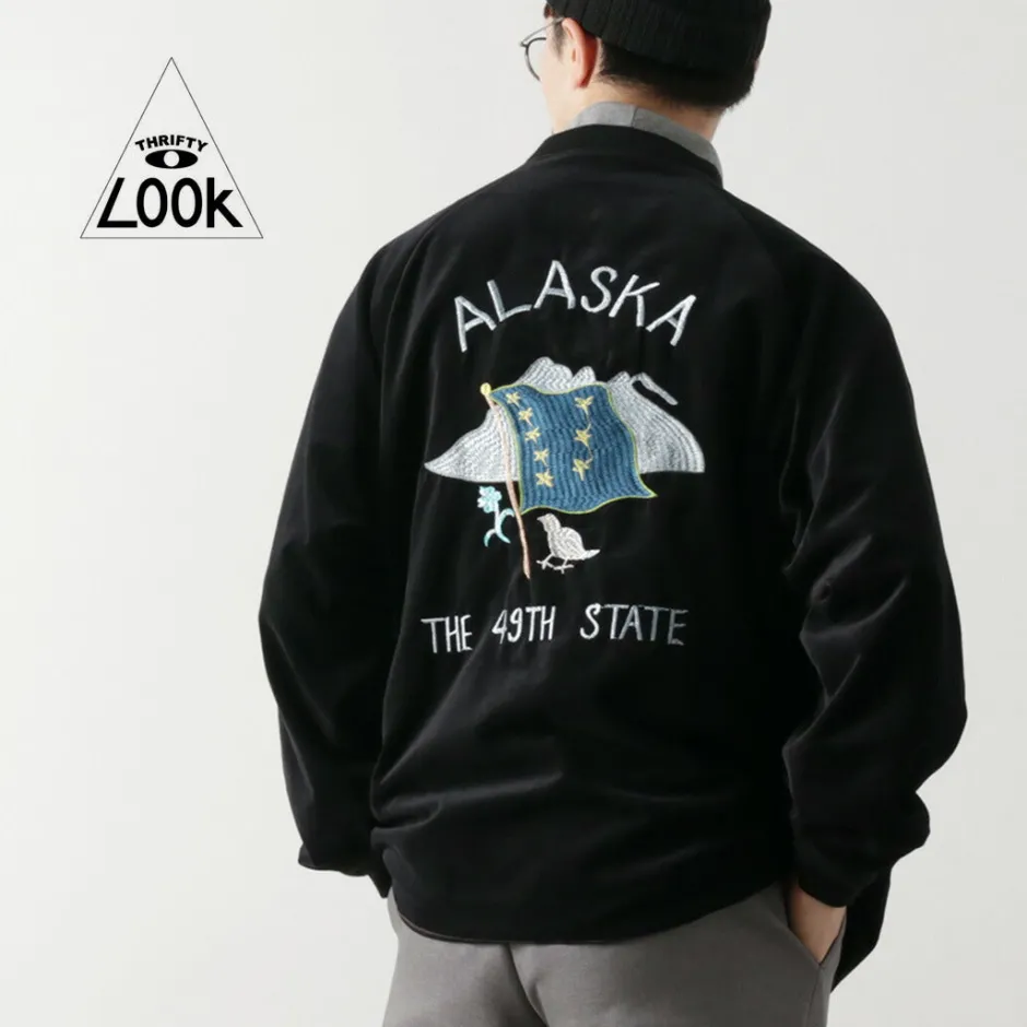 Jackets^THRIFTY LOOK / Reversible Souvenir Alaska Jacket black