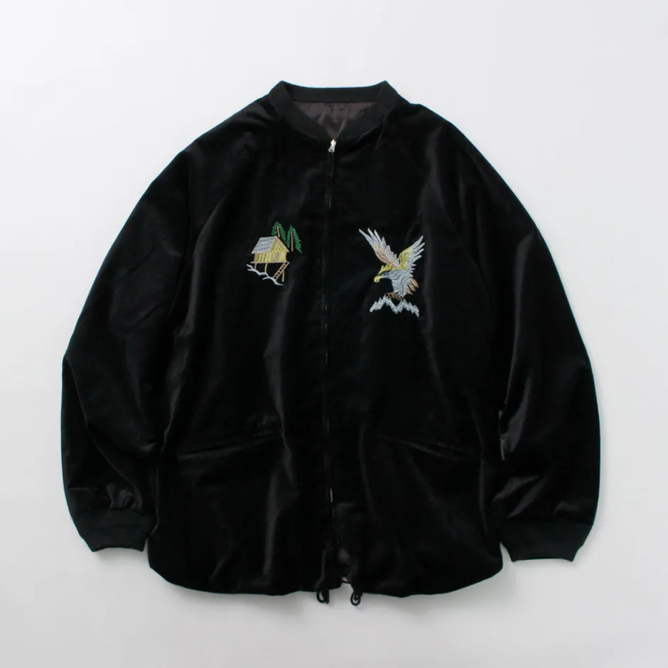 Jackets^THRIFTY LOOK / Reversible Souvenir Alaska Jacket black