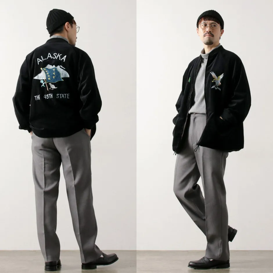 Jackets^THRIFTY LOOK / Reversible Souvenir Alaska Jacket black