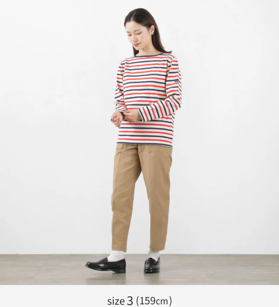 T-Shirts^TIEASY / HDCS Boatneck Striped Basque Shirt natural