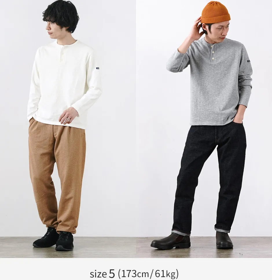 T-Shirts^TIEASY / HDCS Henry neck long sleeve T-shirt