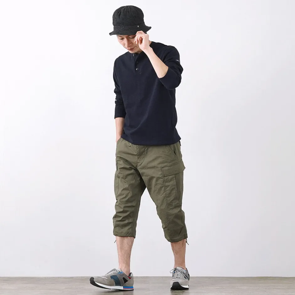 T-Shirts^TIEASY / HDCS Henry neck long sleeve T-shirt