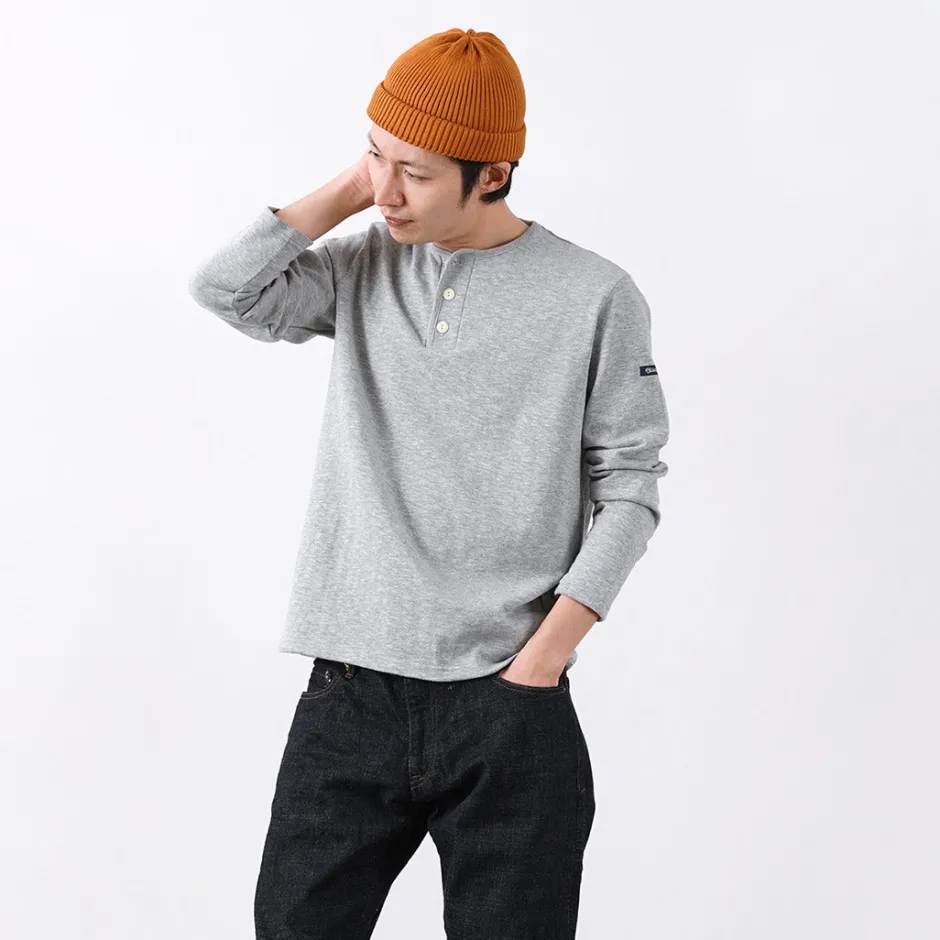 T-Shirts^TIEASY / HDCS Henry neck long sleeve T-shirt