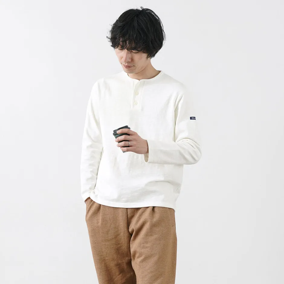 T-Shirts^TIEASY / HDCS Henry neck long sleeve T-shirt