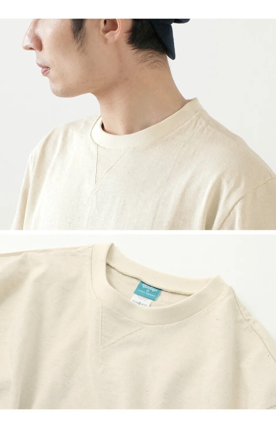 T-Shirts^TIEASY / TE001SS HDCS Light Gusseted Crew T-Shirt