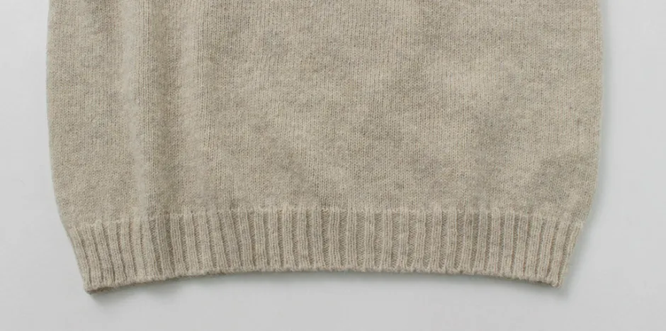 Knits^TOM SIMPSON / Crew Neck Pocket Knit Vest