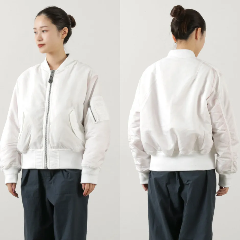 Jackets^TOP KHAKI / MA-1 Nylon Flight Jacket