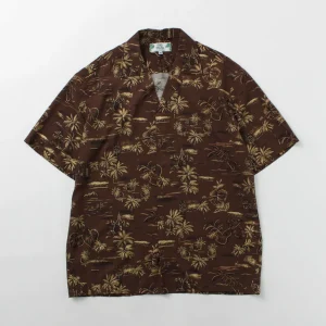 Shirts^TWO PALMS / Hawaiian shirt Golden Vintage brown