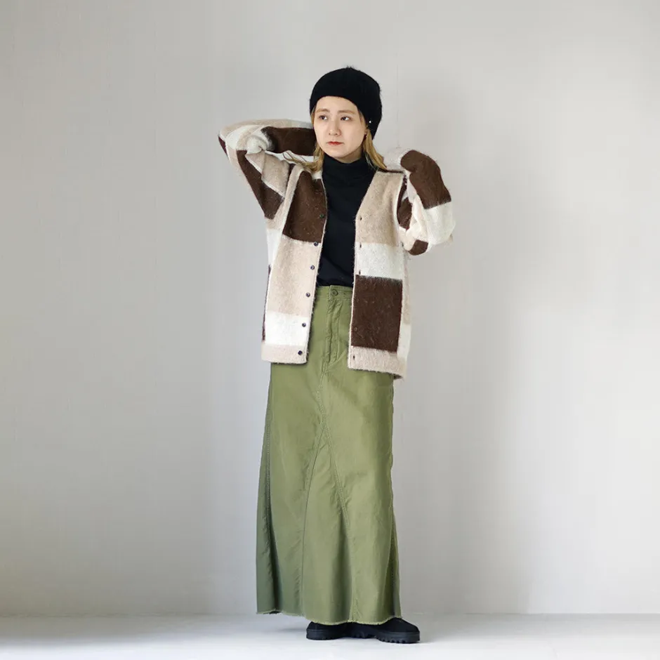 Cardigans^UNDYED / Jacquard Blush Cardigan Andaid Superfine Peruvian Alpaca