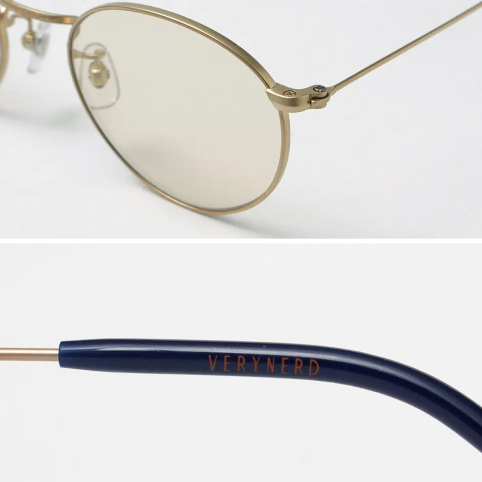 Other Goods^VERYNERD / Cyan Metal Frame Boston Matte Gold
