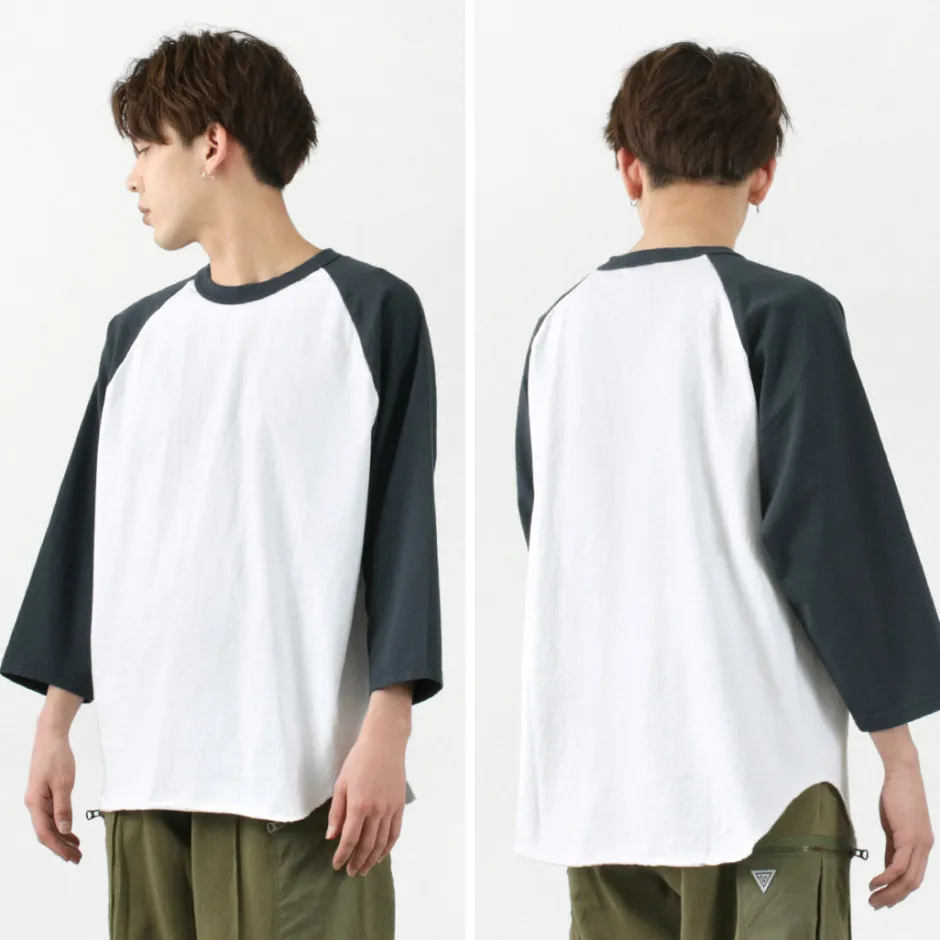 T-Shirts^WALLA WALLA SPORT / 7/10 Sleeve 2 Tone Baseball T-Shirt