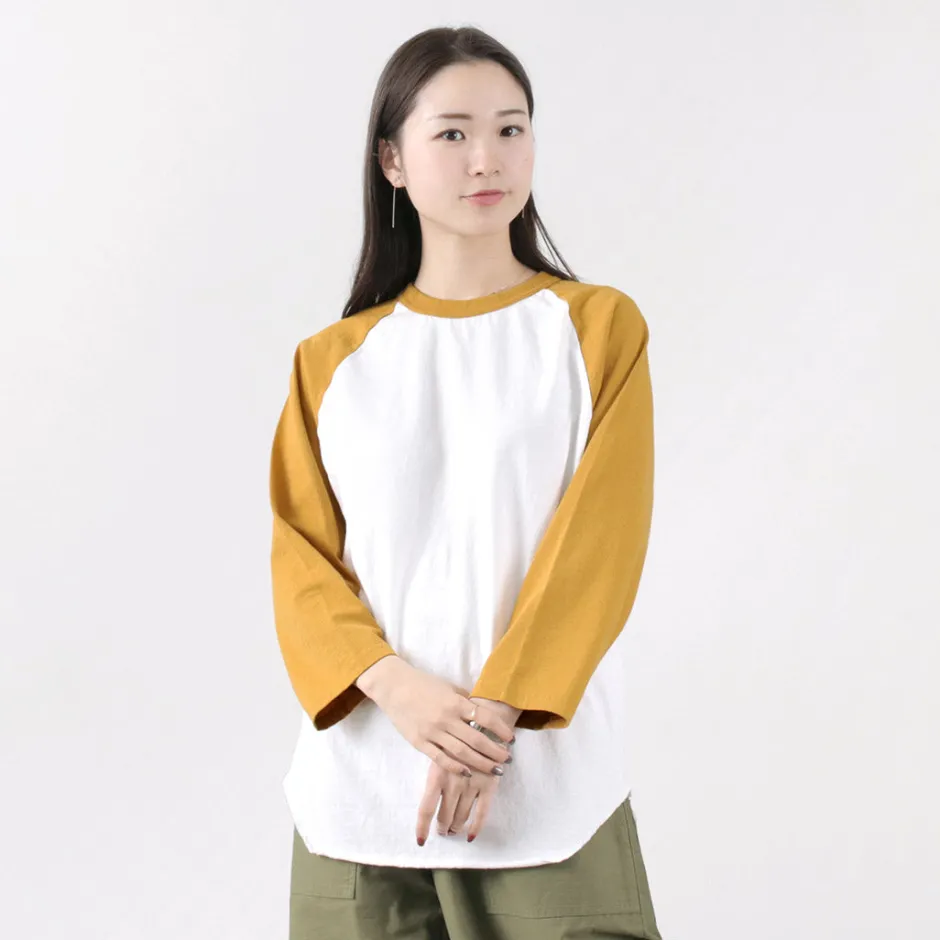 T-Shirts^WALLA WALLA SPORT / 7/10 Sleeve 2 Tone Baseball T-Shirt