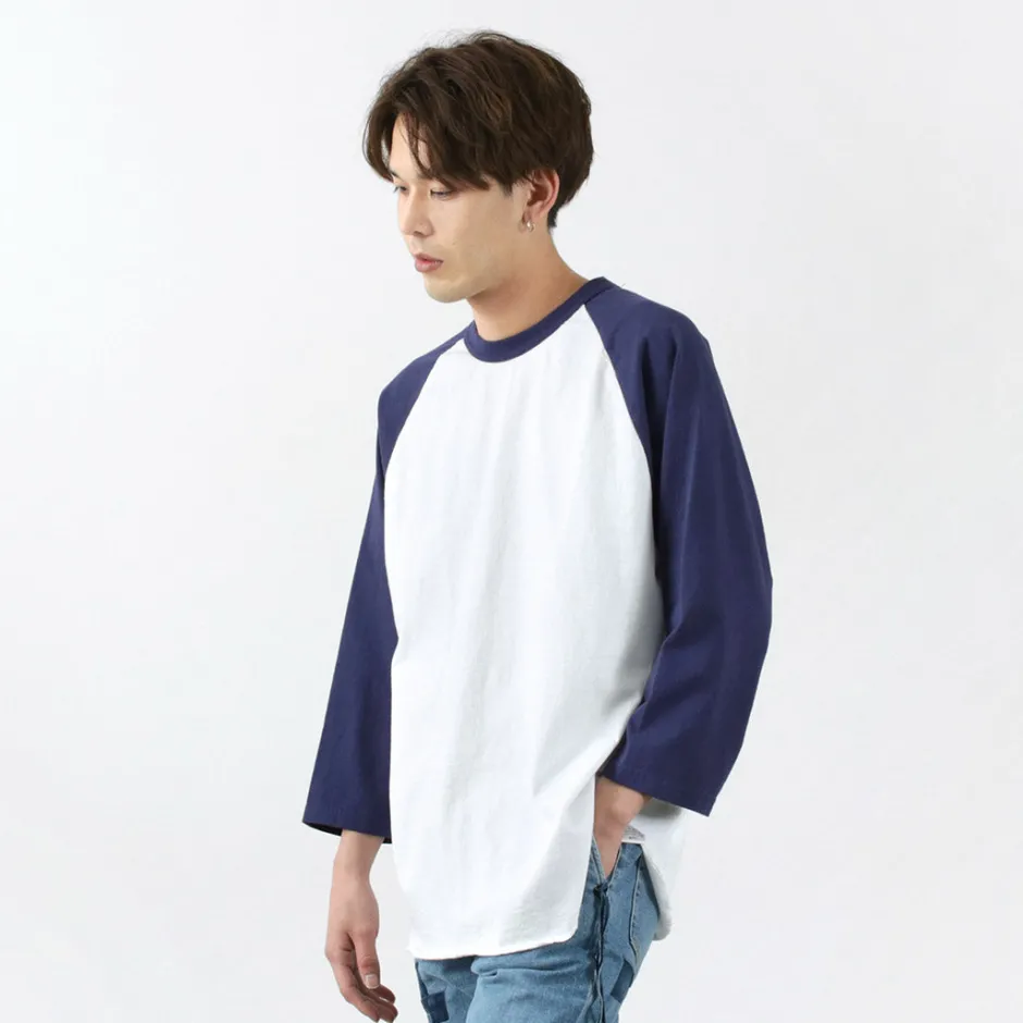 T-Shirts^WALLA WALLA SPORT / 7/10 Sleeve 2 Tone Baseball T-Shirt