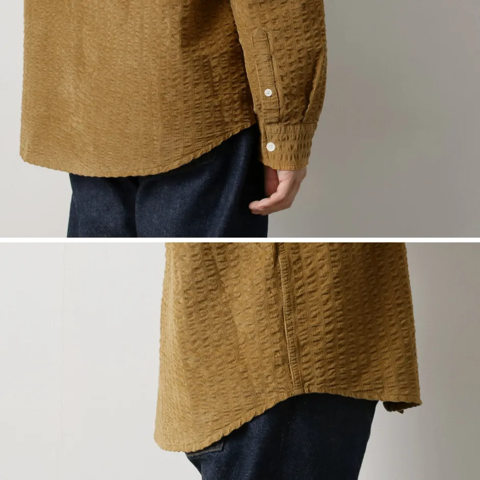 Shirts^WAX LONDON / sherry-shirt seersucker cord