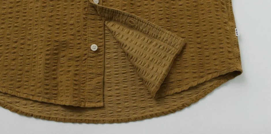 Shirts^WAX LONDON / sherry-shirt seersucker cord