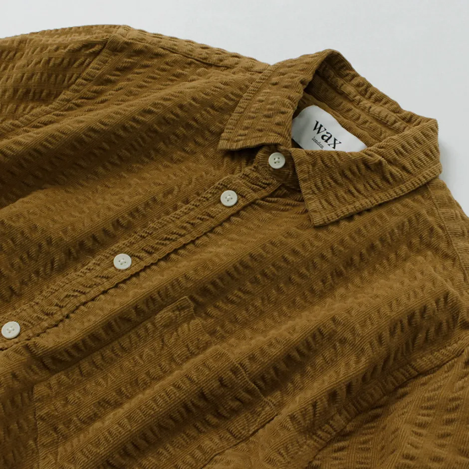 Shirts^WAX LONDON / sherry-shirt seersucker cord