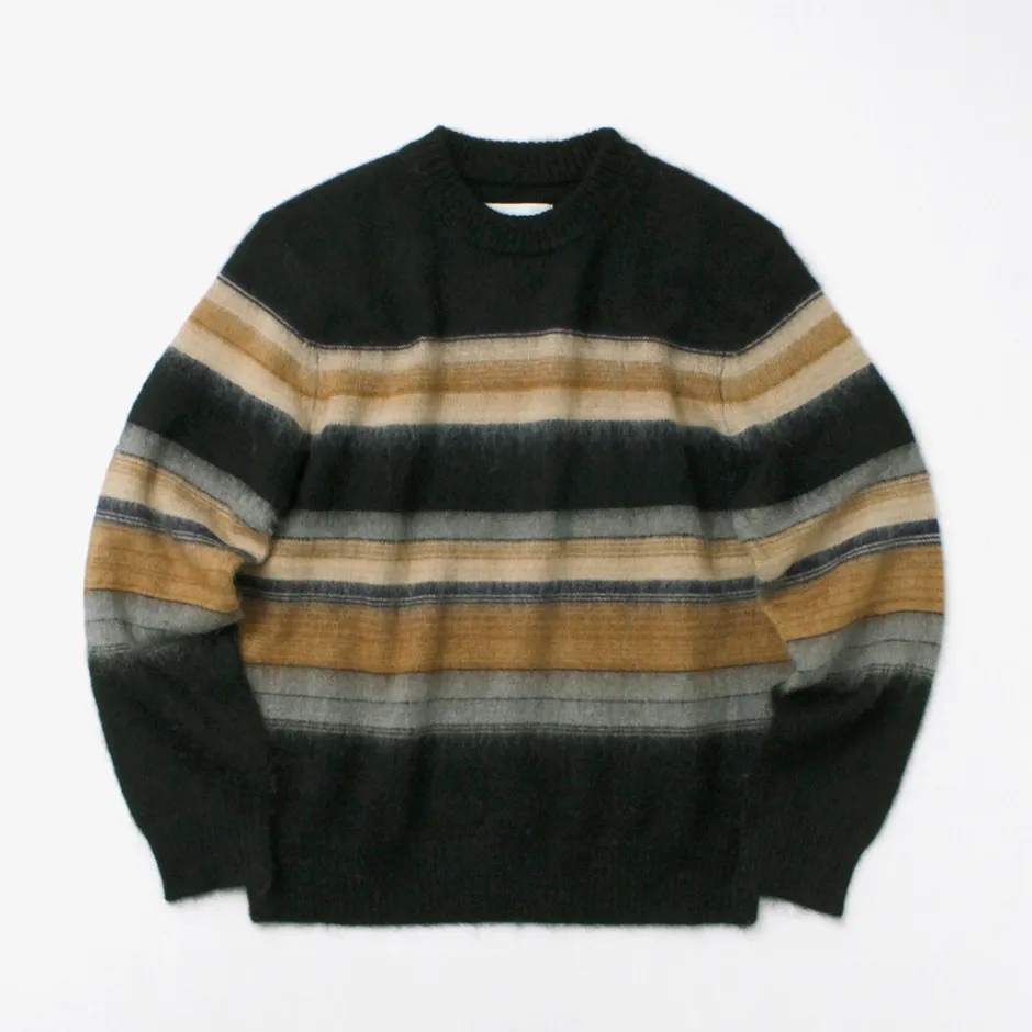Knits^WAX LONDON / Wild Crew Knit Blush Stripe black
