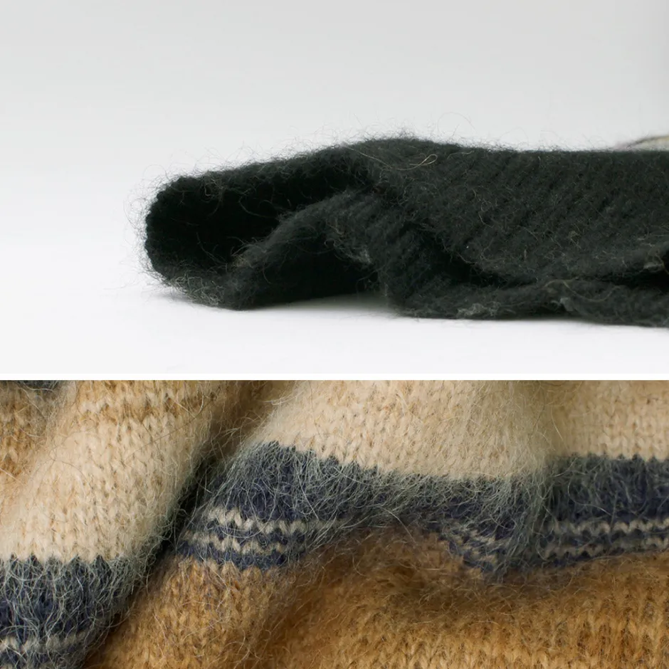 Knits^WAX LONDON / Wild Crew Knit Blush Stripe black