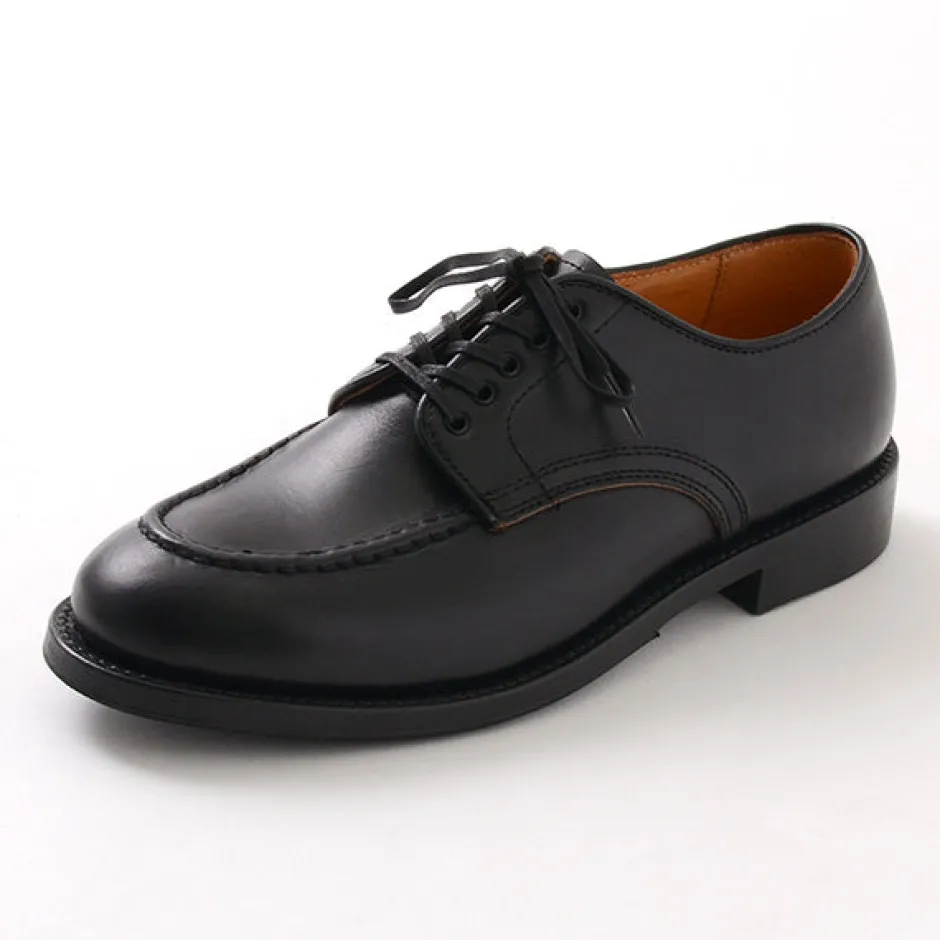 Leather Shoes & Boots^WHEELROBE / 15078 Heavy Stitching Moc Toe Leather Shoes