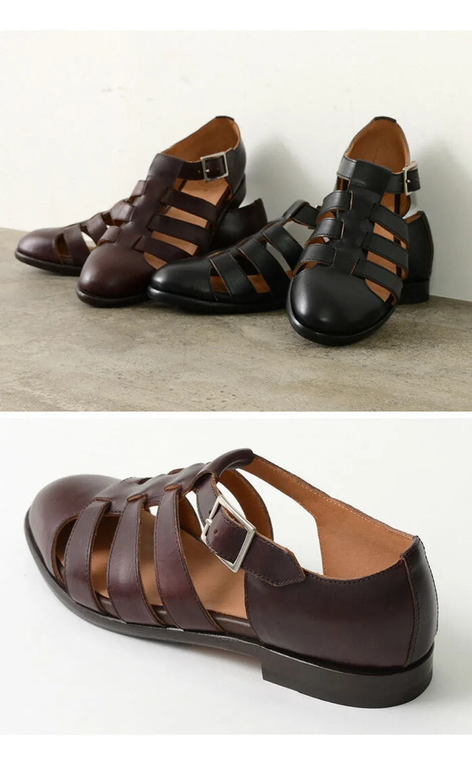 Leather Shoes & Boots^WHEELROBE / Gurkha sandal - Horween chrome-excel