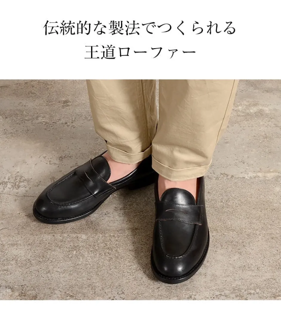 Leather Shoes & Boots^WHEELROBE / Heavy Stitching Loafer black