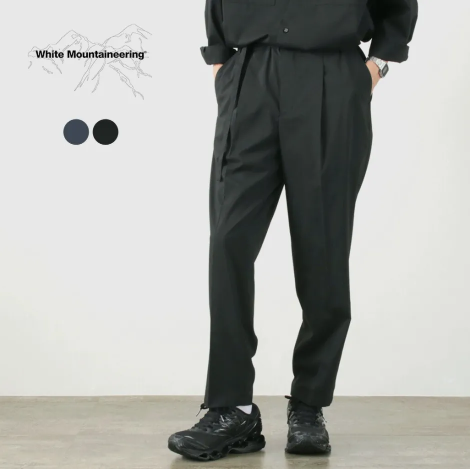 Trousers^WHITE MOUNTAINEERING / 1 Tuck Belted Pants