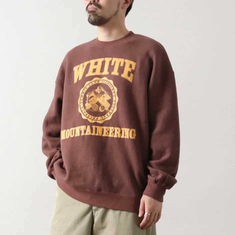 Sweatshirts^WHITE MOUNTAINEERING / College Logo Sweatshirt