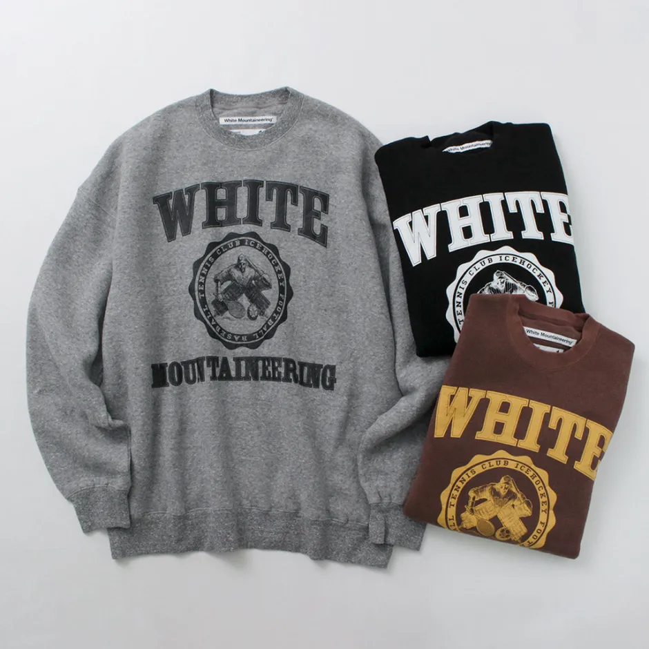 Sweatshirts^WHITE MOUNTAINEERING / College Logo Sweatshirt