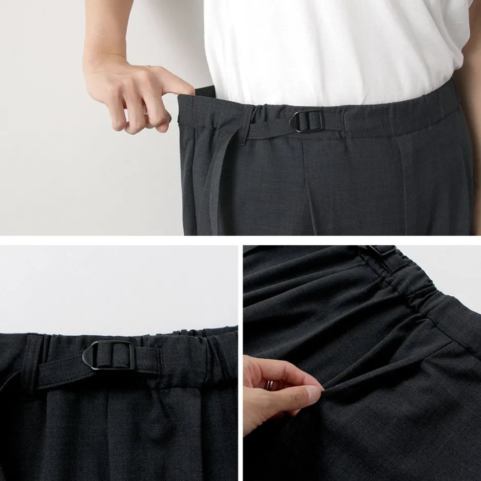 Trousers^WHITE MOUNTAINEERING / Stretch Twill One-tuck Pants