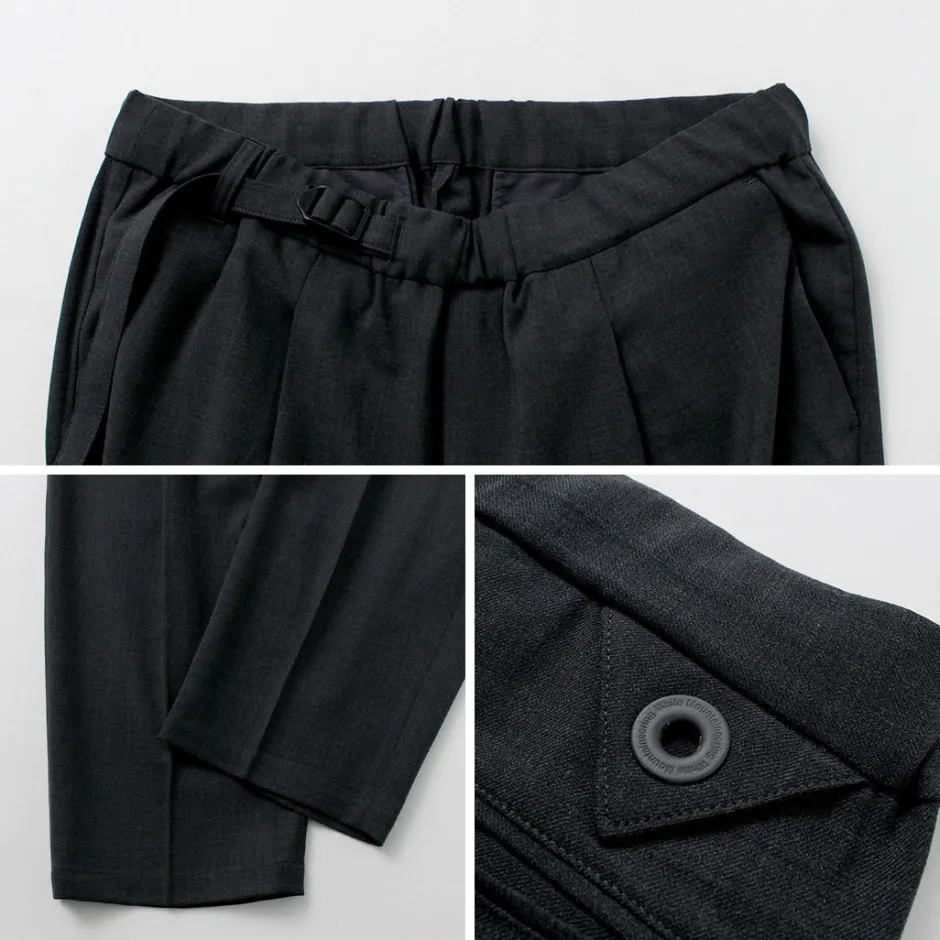 Trousers^WHITE MOUNTAINEERING / Stretch Twill One-tuck Pants