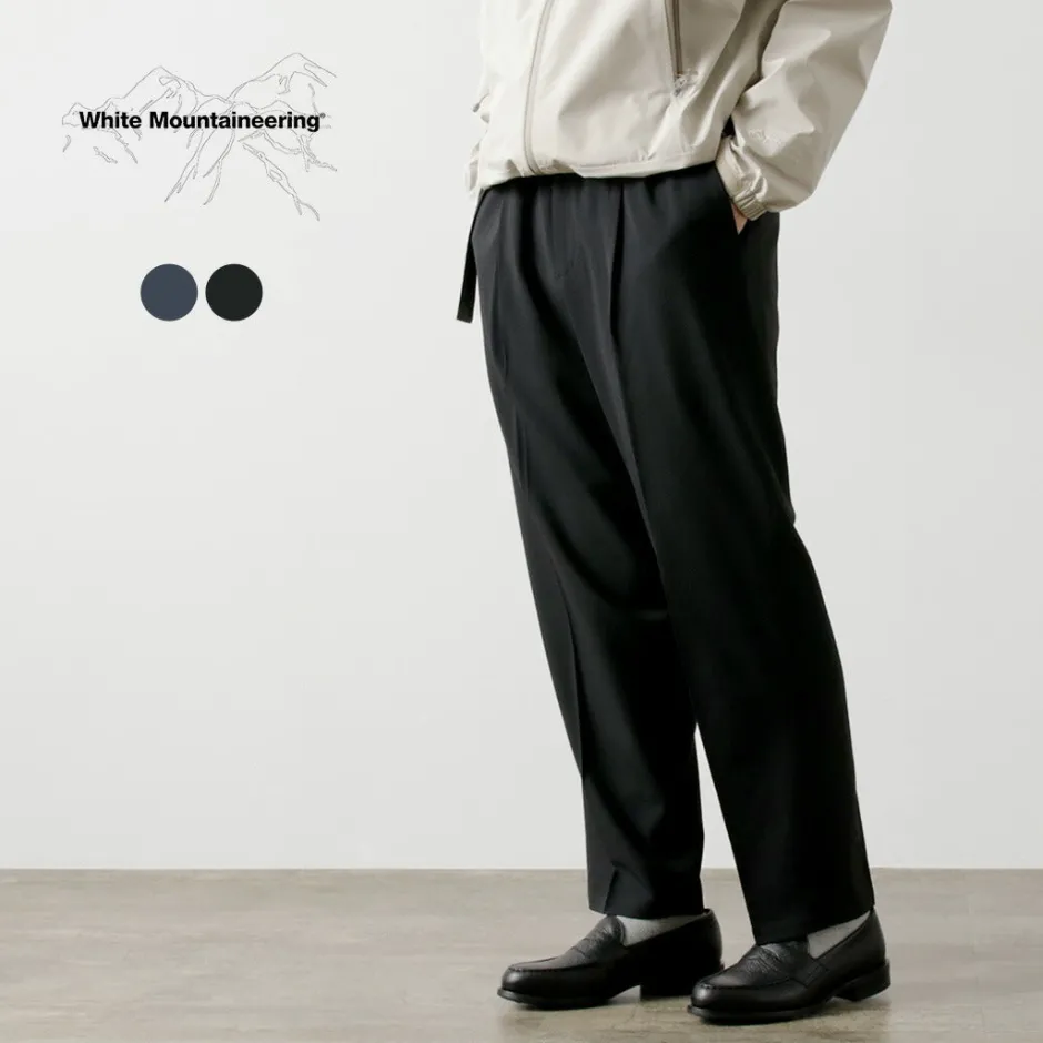 Trousers^WHITE MOUNTAINEERING / Stretch Twill One-tuck Pants
