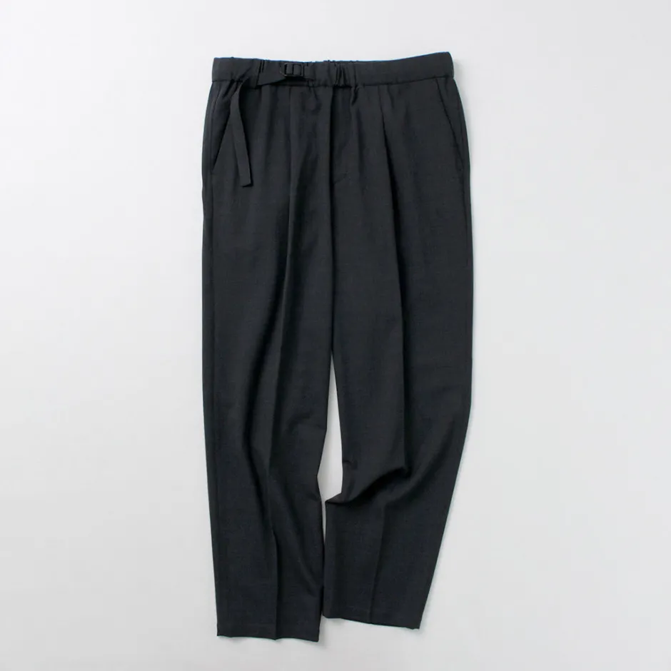 Trousers^WHITE MOUNTAINEERING / Stretch Twill One-tuck Pants