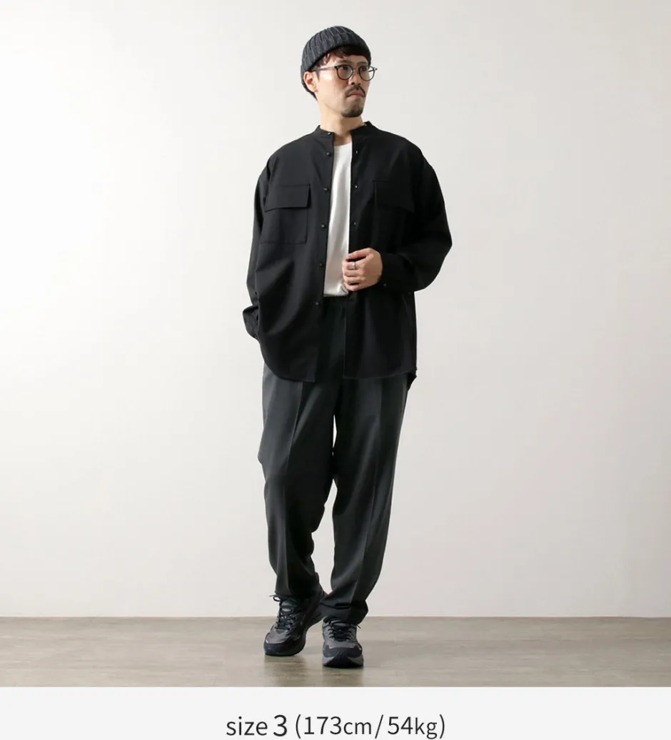 Trousers^WHITE MOUNTAINEERING / Stretch Twill One-tuck Pants