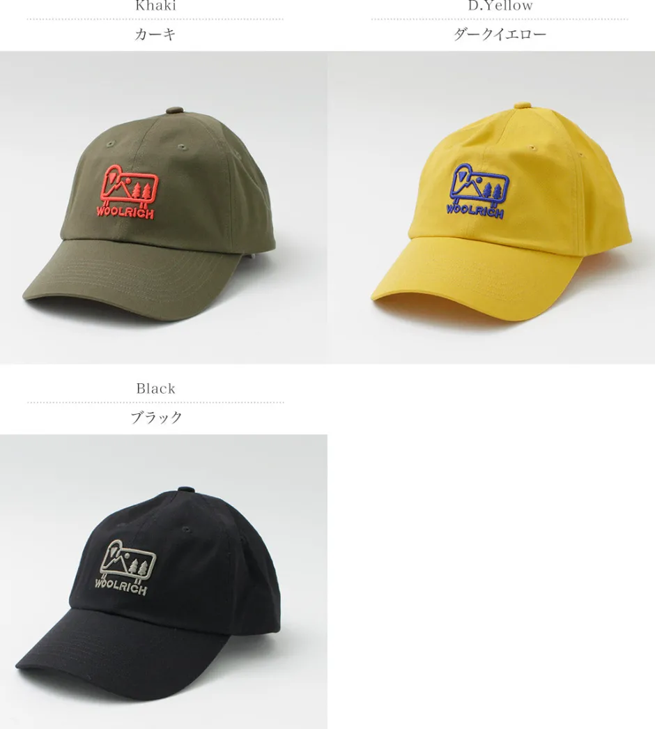 Hats^WOOLRICH / Cotton Twill Logo Cap