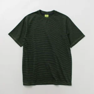 T-Shirts^YONETOMI NEW BASIC / Garment Dye Striped T-Shirt
